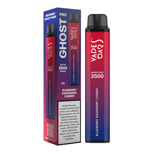 Ghost Pro Vape 3500 puffs blueberry raspberry cherry