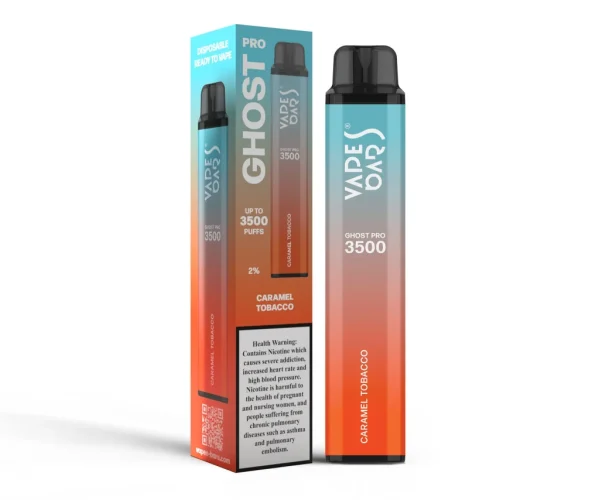 Ghost Pro 3500 caramel tobacco flavor