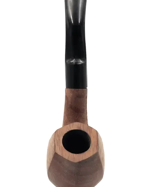 Raw Natural Wood Tobacco Pipe front