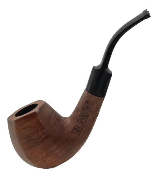 Raw Natural Wood Tobacco Pipe side