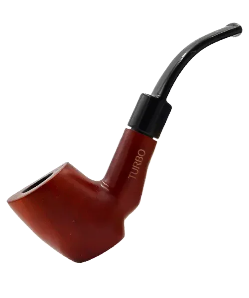 Turbo Wood Tobacco Pipe side1