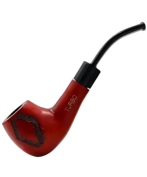 Turbo Wood Tobacco Pipe side2