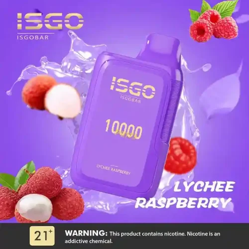 isgo-bar-10000-puffs-disposable-vape-lychee-raspberry