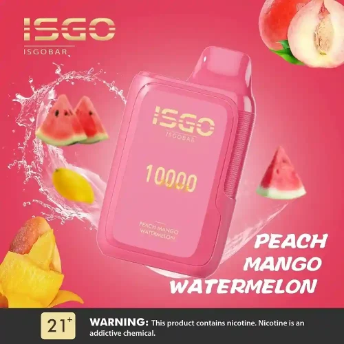 isgo-bar-10000-puffs-disposable-vape-peach-mango-watermelon