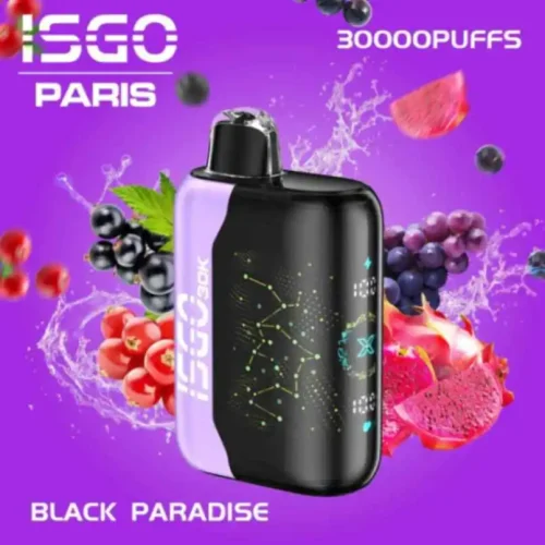 isgo-bar-paris-x-30000-puffs-disposable-vape-black-paradise