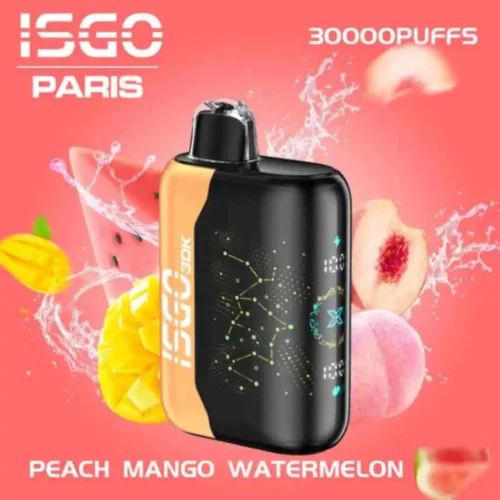 isgo-bar-paris-x-30000-puffs-disposable-vape-peach-mango-watermelon