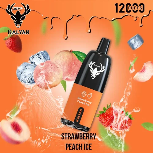 kalyan-pro-12000-puffs-disposable-vape-strawberry-peach-ice