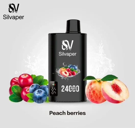 silvaper-24000-puffs-disposable-vape-peach-berries